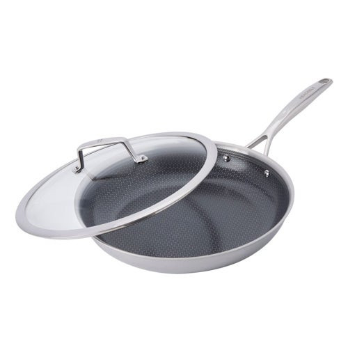 Paradigm Ceramic 12" SS Hyrbrid Dual Performance Fry Pan w/ Lid