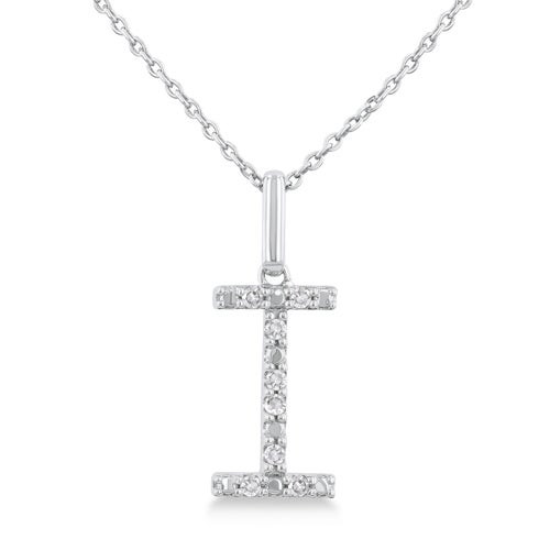Initial Diamond Necklace-I
