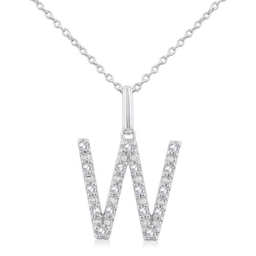 Initial Diamond Necklace-W