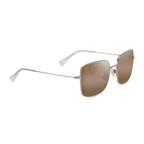 Lipine Polarized Sunglasses Shiny Light Gold Frame HCL Bronze Lens