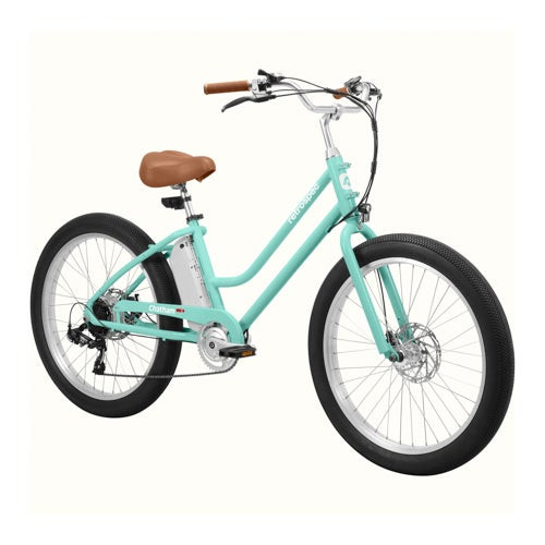 Chatham Rev 3 Beach Cruiser Electric Bike - 16" Frame Seafoam