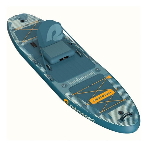 June Inflatable Fishing Hybrid Paddle Board Kayak - 11ft 6in River Rock