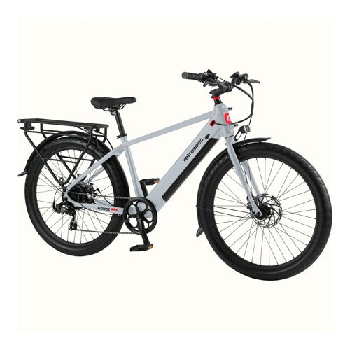 Abbot Rev 2 Commuter Electric Bike - 17" Frame Matte Feather Gray