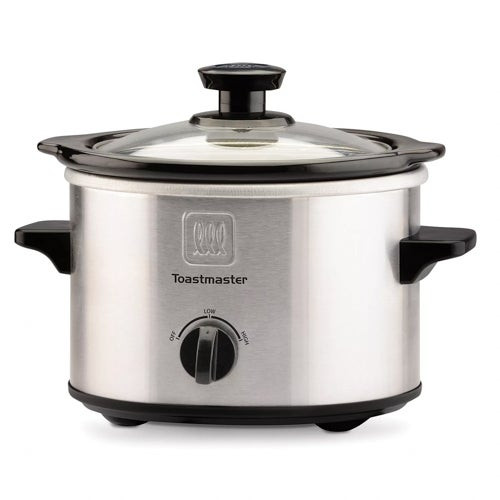 1.5qt Slow Cooker  Brushed Stainless Steel