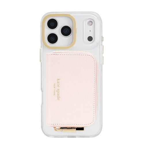 Kate Spade New York Devin Zip MagSafe Wallet  Chalk Pink