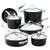 Nouvelle Copper 11pc Hard-Anodized Nonstick Cookware Set Onyx