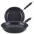 Advanced Home 12.75" & 10.25" Frying Pan Set Onyx