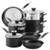 SmartStack 10pc Hard-Anodized Nesting Nonstick Cookware