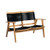 Kingsmen Loveseat Bench