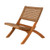 Sava Indoor/Outdoor Folding Chair Tan Wicker