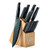 Nonstick Sharp Stone 14pc Knife Block Set