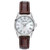 Ladies' Corporate Exclusive Brown Leather Strap Watch, MOP Dial