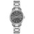 Ladies' Corporate Collection Silver-Tone Stainless Steel Watch, Gray Dial