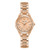 Ladies Sutton Rose Gold-Tone Crystal Accent Watch Rose Gold Dial