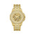 Mens Octava Automatic Gold-Tone Crystal Watch Skeleton Dial