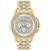 Mens Octava Gold-Tone & Swarovski Crystal Watch