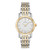 Womens Classic Two-Tone Diamond Watch White-Silver Dial