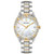 Ladies Sutton Silver & Gold-Tone Diamond SS Watch Mother-of-pearl