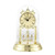 Tristan I Anniversary Clock Brass Polish