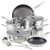 SteelShield C-Series 10pc Stainless Steel Cookware Set