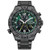 Mens Promaster Navihawk A-T Eco-Drive Gray IP Watch Green Dial