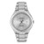 Mens Corporate Exclusive Eco-Drive Silver Stainless Steel Watch Silver Dial