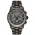 Mens Nighthawk Eco-Drive Granite Ion-Plated Chronograph Watch Gray Dial