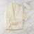 Satin Robe & Eye Mask Gift Set - Small/Medium Ivory