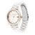 Ladies Preston Crystal Accent White Ceramic Watch White Dial