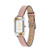 Ladies Cadie Pink Leather Strap Watch White Dial
