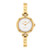 Ladies Cary Crystal Accent Gold-Tone Bangle Watch White Dial
