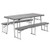 6ft 3-in-1 Picnic Table Combo