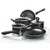 Evolve Hydrolon Nonstick 8pc Cookware Set Black