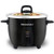 10 Cup Rice Cooker w/ Stainless Steel Cooking Pot Black
