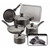 15pc Nonstick Cookware Black