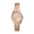 Ladies Scarlette Rose Gold-Tone Crystal Watch Rose Gold Dial