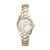 Ladies Scarlette Two-Tone Stainless Steel Watch Silver Dial