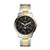 Men's Neutra 2-Tone Stainless Steel Multifunction Watch, Black Dial