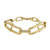 Heritage D-Link Gold-Tone Stainless Steel Chain Bracelet