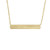 Harlow Linear Texture Gold-Tone Stainless Steel Chain Necklace