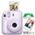 Instax Mini 12 Instant Camera w/ 10 Count Film Lilac Purple