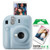 Instax Mini 12 Instant Camera w/ 10 Count Film Pastel Blue