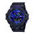 Mens G-Shock Virtual Black Metallic Analog/Digital Watch Blue Violet