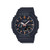 Ladies Octagonal Analog/Digital Black Resin Watch Black Dial