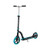 NL 230-205 Duo Big Wheel Folding Scooter - Ages 14+ Years Black/Teal