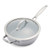 Venice Pro 3.5qt 3-Ply Stainless Steel Ceramic Nonstick Chef's Pan w/ Helper Handle
