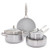 Venice Pro 7pc 3-Ply Stainless Steel Ceramic Nonstick Cookware Set