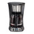 12 Cup Programmable Coffeemaker Black/Silver