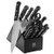 Solution 16pc Self-Sharpening Knife Block Set Black