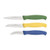 3pc Multi-Color Paring Knife Set